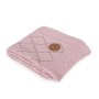 Ceba Baby Κουβέρτα Αγκαλιάς & Λίκνου Diamonds Πλεκτή 90x90cm Pink Ceba Baby Κουβέρτα Αγκαλιάς & Λίκνου Diamonds Πλεκτή 90x90cm Pink
