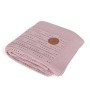 Ceba Baby Κουβέρτα Αγκαλιάς & Λίκνου Diamonds Πλεκτή 90x90cm Herringbone Pink Ceba Baby Κουβέρτα Αγκαλιάς & Λίκνου Diamonds Πλεκτή 90x90cm Herringbone Pink