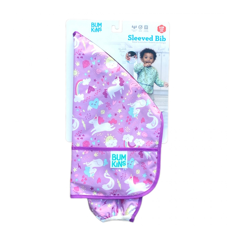 Ποδιά φαγητού με μανίκια για μωρά