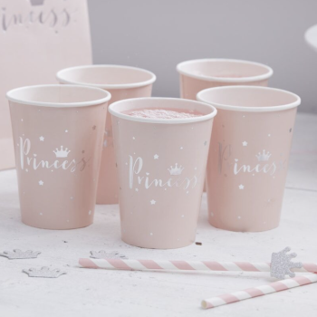 Ginger Ray Ροζ Ποτήρια Princess