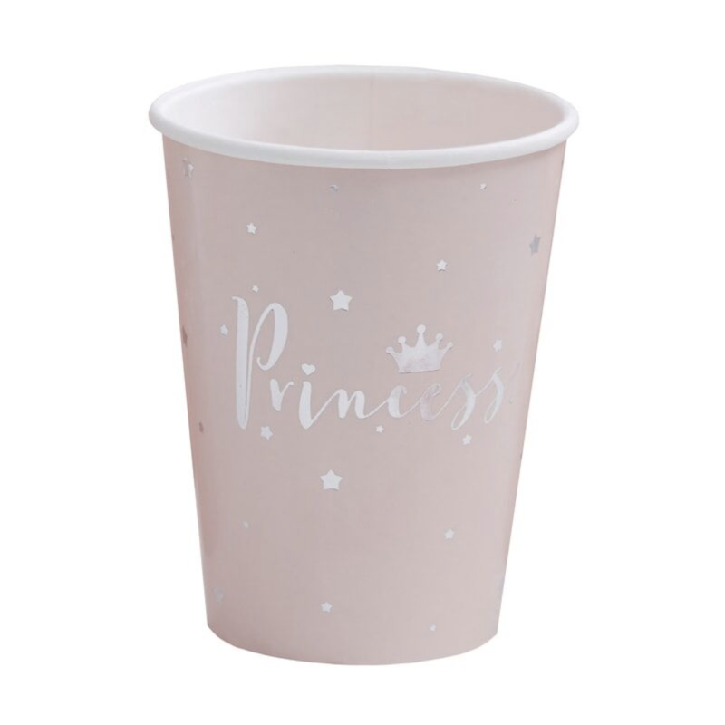 Ginger Ray Ροζ Ποτήρια Princess Ποτήρια πάρτι πριγκίπισσα ροζ