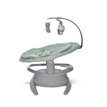Lorelli Ηλεκτρικό Relax Μωρού Κούνια Toscana Frosty Green Stars με Μουσική 2 σε 1 για Παιδί έως 9kg