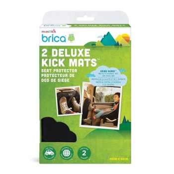 Munchkin Brica Deluxe Kick Mats Προστατευτικό Πλάτης Καθισμάτων Αυτοκινήτου 2 Τεμάχια