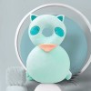 Giggles and Co. Προστατευτικό Μαξιλάρι Κεφαλιού Μωρού "Green Cat" Velvet (5 έως 48 μηνών)