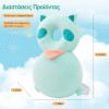 Giggles and Co. Προστατευτικό Μαξιλάρι Κεφαλιού Μωρού "Green Cat" Velvet (5 έως 48 μηνών)