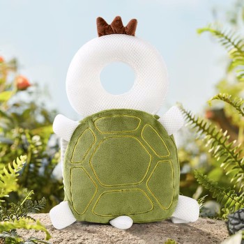 Giggles and Co. Προστατευτικό Μαξιλάρι Κεφαλιού Μωρού "Green Turtle" Mesh (5 έως 48 μηνών)