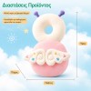 Giggles and Co. Προστατευτικό Μαξιλάρι Κεφαλιού Μωρού "Pink Angel" Velvet (5 έως 48 μηνών)