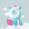 Giggles and Co. Προστατευτικό Μαξιλάρι Κεφαλιού Μωρού "Blue Unicorn" Velvet (5 έως 48 μηνών)