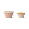 Liewood Σετ 2 Πτυσσόμενα Τάπερ Σιλικόνης Dale Rose Multi Mix
