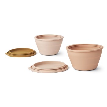 Liewood Σετ 2 Πτυσσόμενα Τάπερ Σιλικόνης Dale Rose Multi Mix Liewood Σετ 2 Πτυσσόμενα Τάπερ Σιλικόνης Dale Rose Multi Mix