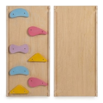 Giggles & Co. Montessori Climbing Set με Pikler Triangle & Σανίδα Αναρρίχησης – Ξύλινο Active Play Set για Παιδιά