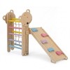 Giggles & Co. Montessori Climbing Set με Pikler Triangle & Σανίδα Αναρρίχησης – Ξύλινο Active Play Set για Παιδιά