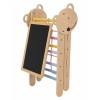 Giggles & Co. Montessori Climbing Set με Pikler Triangle & Σανίδα Αναρρίχησης – Ξύλινο Active Play Set για Παιδιά