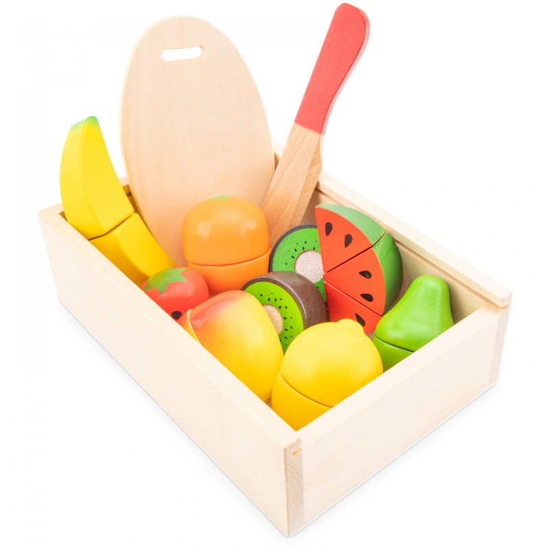 Σετ παιχνιδιού με ξύλινα φρούτα