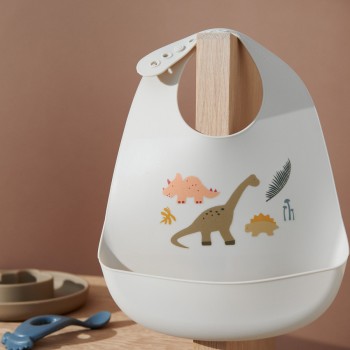 Liewood Σαλιάρα Σιλικόνης Tilda 2τμχ Dino Dark Sandy Mix Liewood Σαλιάρα Σιλικόνης Tilda 2τμχ Dino Dark Sandy Mix