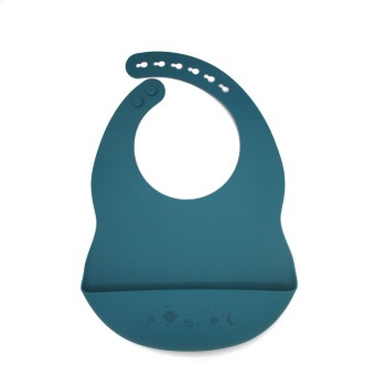 The Cotton Cloud Αδιάβροχη Σαλιάρα Σιλικόνης με Κουμπί και Τσέπη Cosmic Πετρόλ/Γκρι 2τμχ The Cotton Cloud Αδιάβροχη Σαλιάρα Σιλικόνης με Κουμπί και Τσέπη Cosmic Πετρόλ/Γκρι 2τμχ