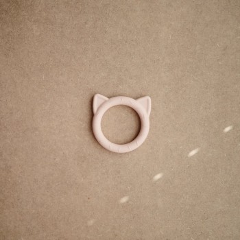 Mushie Μασητικός Κρίκος Οδοντοφυΐας ”Cat” από Σιλικόνη Mushie Μασητικός Κρίκος Οδοντοφυΐας ”Cat” από Σιλικόνη