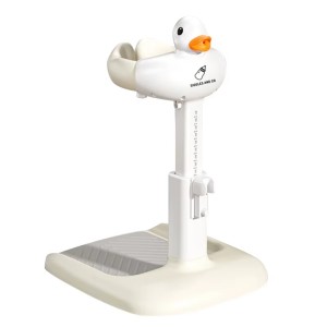 Giggles & Co. Βρεφικό Σταντ Μπάνιου Πτυσσόμενο με Ρυθμιζόμενο Ύψος & Αντιολισθητική Βάση – Με Κάθισμα (Khaki)