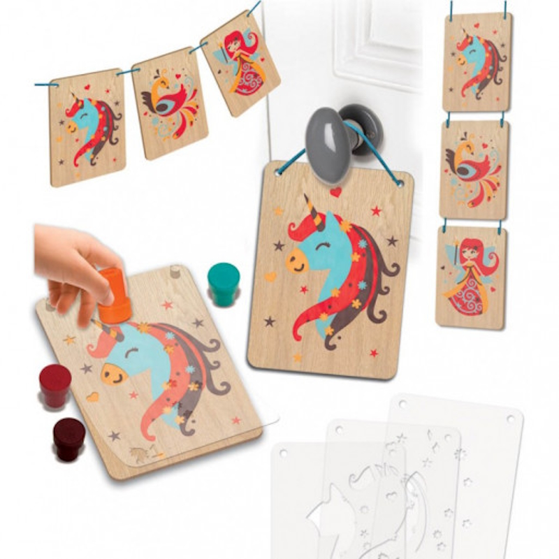 Créa Lign Ζωγραφική με Stencil - Νεραϊδοχώρα για Παιδιά 5+ Ετών