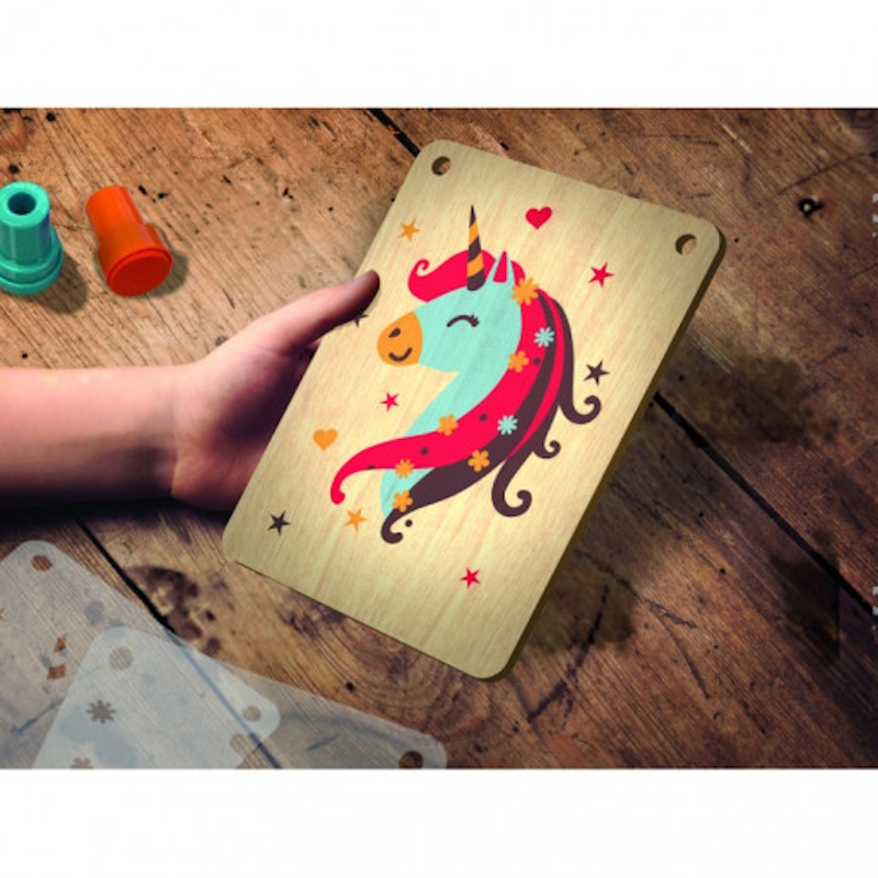 Créa Lign Ζωγραφική με Stencil - Νεραϊδοχώρα για Παιδιά 5+ Ετών