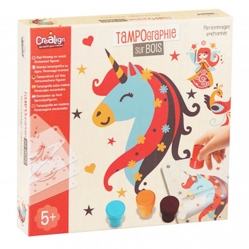 Créa Lign Ζωγραφική με Stencil - Νεραϊδοχώρα για Παιδιά 5+ Ετών