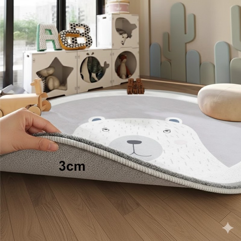 Στρογγυλό Βρεφικό Χαλί