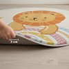 Giggles & Co. Στρογγυλό Παιδικό Play Rug “Lion Laughs” – Μαλακό 3εκ. (Ø120 εκ.)