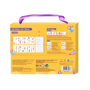 Avenir Παιδικά Τατουάζ Πριγκίπισσα & Αυτοκόλλητα Νυχιών