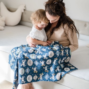 La Millou Κουβέρτα Αγκαλιάς & Λίκνου Wild Cats Βελουτέ Stone Ecru 80x100cm La Millou Κουβέρτα Αγκαλιάς & Λίκνου Wild Cats Βελουτέ Stone Ecru 80x100cm