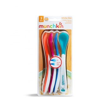 Munchkin Βρεφικό Σετ με Κουτάλια με Ένδειξη Θερμοκρασίας 4τμχ