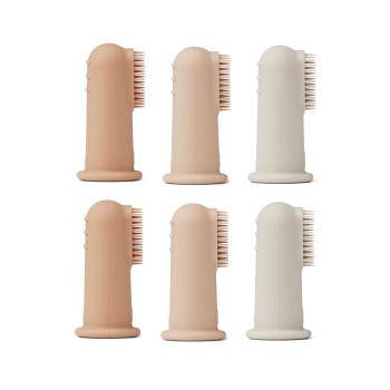 Liewood Σετ 6 Οδοντόβουρτσες Δακτύλου Simon Rose Multi Mix