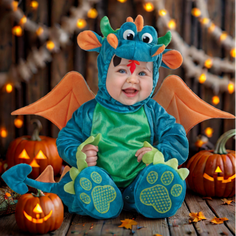 βρεφική στολή δράκος