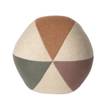 Maileg Υφασμάτινη Μπάλα - Dusty Green/Coral Glitter Βρεφική υφασμάτινη μπάλα