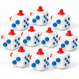Giggles & Co. Busy Cube Παιχνίδι Δραστηριοτήτων 6 Όψεων με Fidget Λειτουργίες 10τμχ. – Βρεφικό Δωράκι για Πάρτι