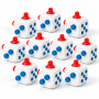 Giggles & Co. Busy Cube Παιχνίδι Δραστηριοτήτων 6 Όψεων με Fidget Λειτουργίες 10τμχ. – Βρεφικό Δωράκι για Πάρτι
