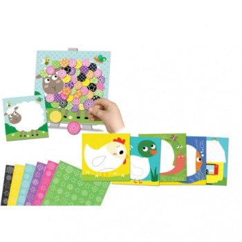 Créa Lign Παιδική Χειροτεχνία Διακοσμώ Με Τσόχα Ζώα Της Φάρμας