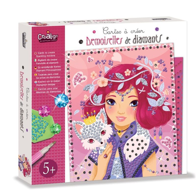 Créa Lign Χειροτεχνία για παιδιά Διαμαντένιες Κοπέλες CL187