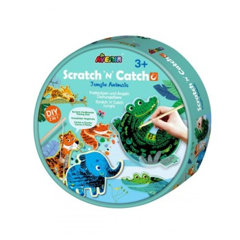 Avenir Scratch 'n' Catch Ζώα Της Ζούγκλας χειροτεχνία για παιδιά με ζωάκια