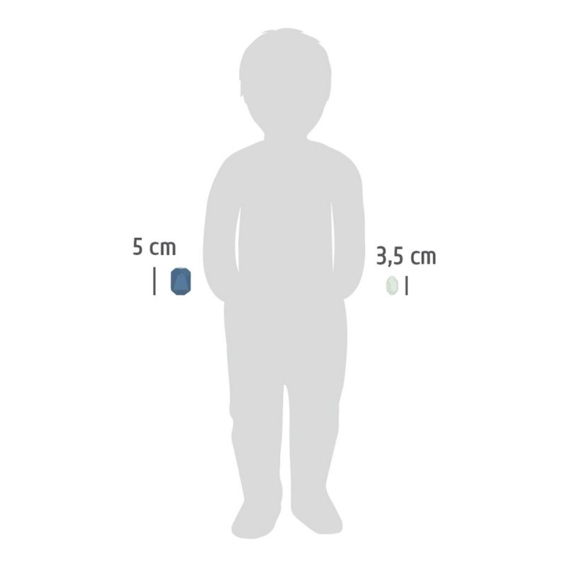 Ξύλινα βότσαλα ισορροπίας Montessori 