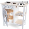 New Classic Toys Ξύλινη Παιδική Κουζίνα Bon Appetit White/Silver