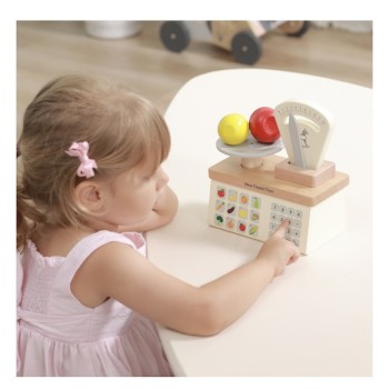 New Classic Toys Παιχνίδι Μαγειρικής / Κουζινικά Bon Appetit Scales Ζυγαριά από Ξύλο 1τμχ