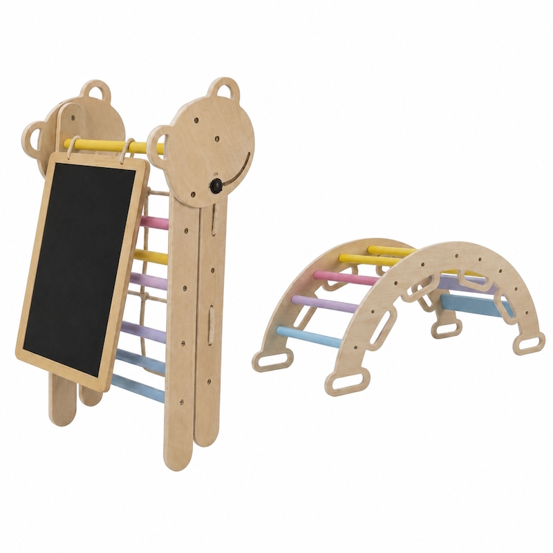 ξύλινο climbing set Montessori