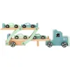 Small Foot Ξύλινο φορτηγό μεταφοράς με 4 αυτοκινητάκια 3+