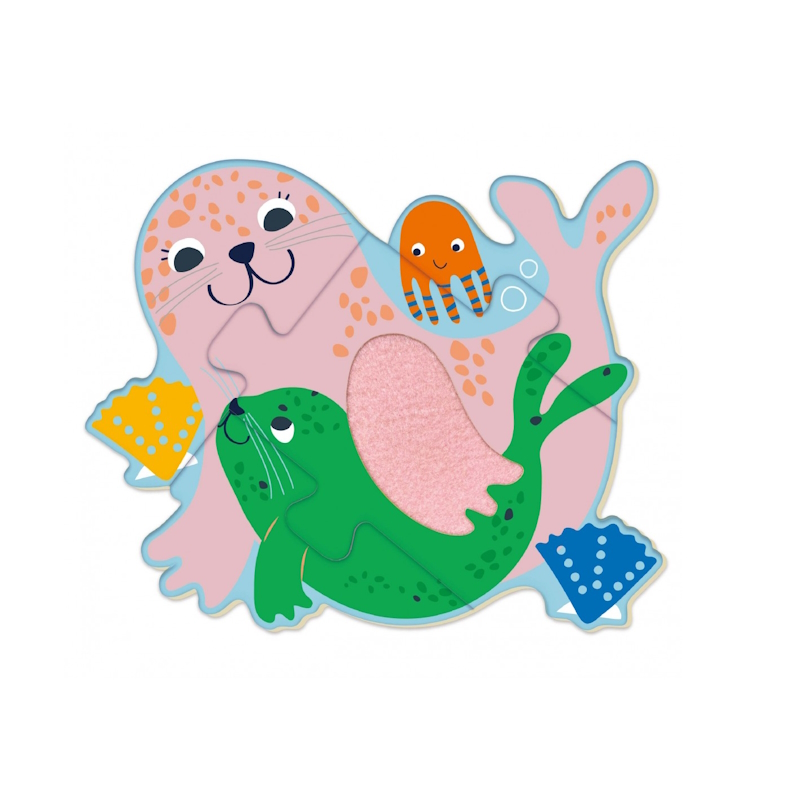 Ξύλινο παιδικό παζλ αφής