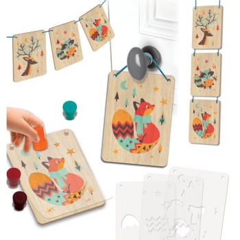 Créa Lign Ζωγραφίζω Πάνω σε Ξύλο ”Forest Animals” Créa Lign Ζωγραφίζω Πάνω σε Ξύλο ”Forest Animals”