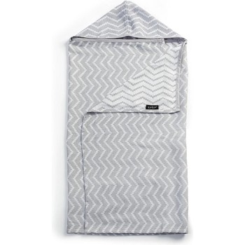 KipKep Blenker Βαμβακερή Πετσέτα Μπάνιου με Κουκούλα 100X70 – Υδρόφιλη Έξτρα Απορροφητική (Silver Grey)