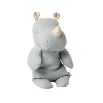 Maileg Ρινόκερος Μπλε/Γκρι υφασμάτινος ρινόκερος κούκλα
