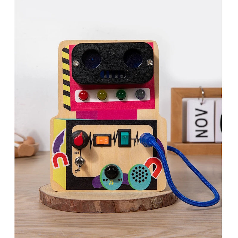 Robot busy board με φώτα LED
