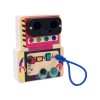 QiAiKe Montessori Light Robot Busy Board με Φώτα LED & Διακόπτες – Ξύλινο Αισθητηριακό Παιχνίδι