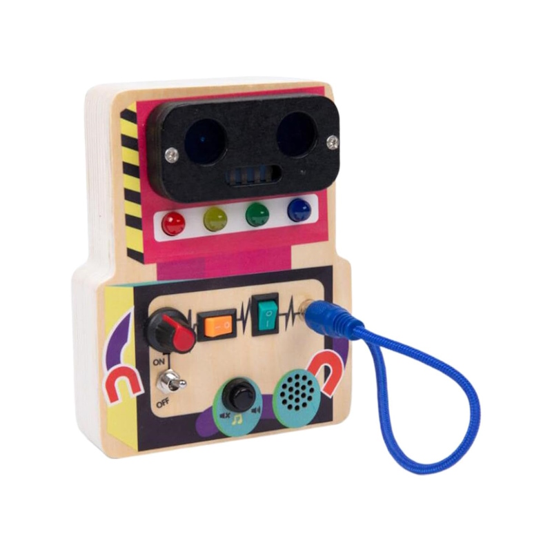 Robot busy board με φώτα LED